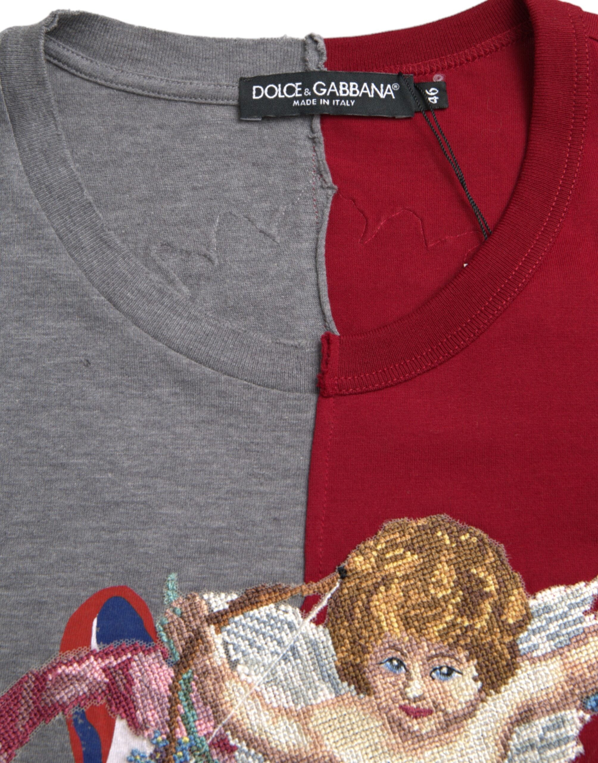 Dolce & Gabbana Multicolor-Grafik-T-Shirt mit kurzen Ärmeln