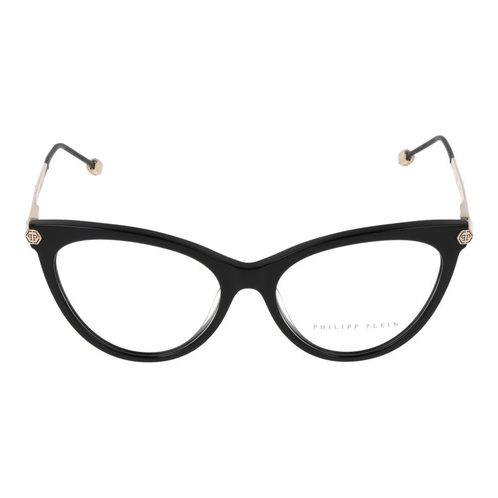 Philipp Plein Brille mit schwarzen Cellulose-Acetat-Gestellen