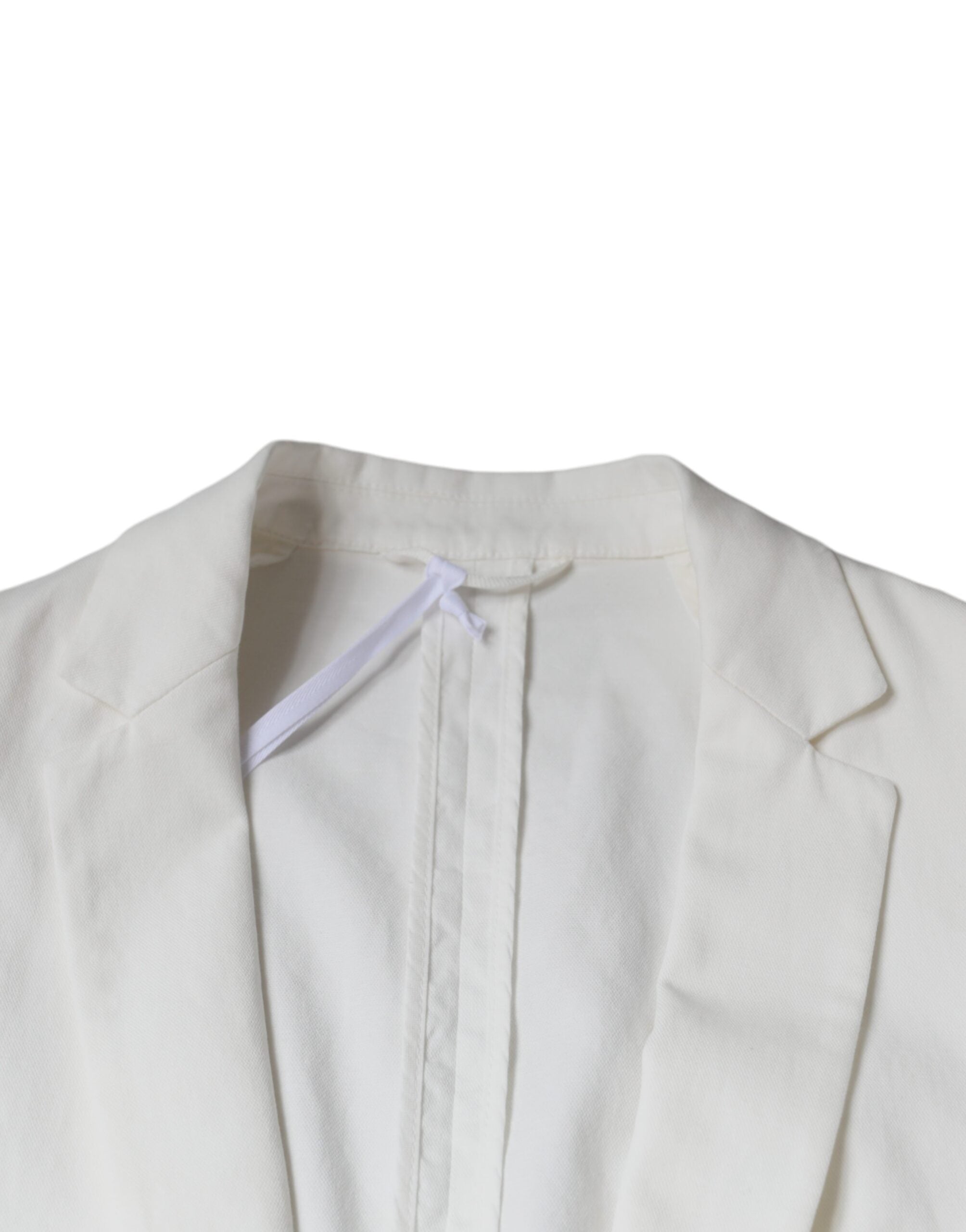 Dondup Weißer einreihiger formeller Blazer mit einem Knopf
