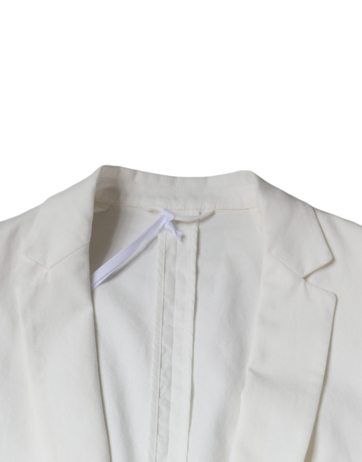 Dondup Weißer einreihiger formeller Blazer mit einem Knopf