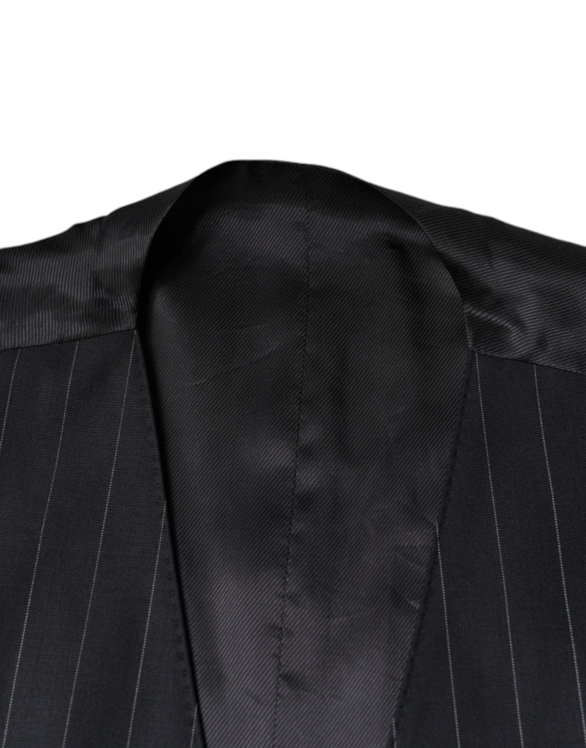 Dolce & Gabbana Schwarze Lederweste Kleid Formelle Weste