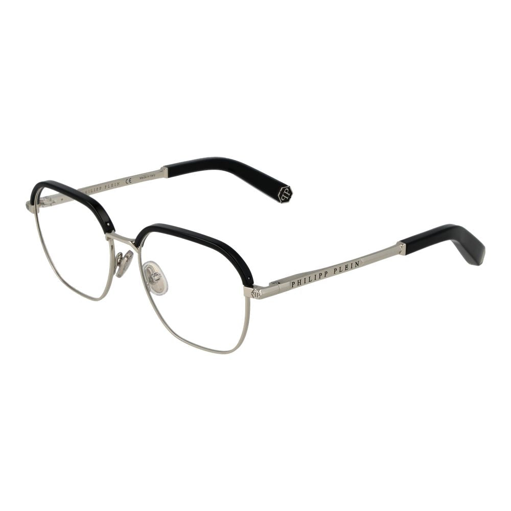 Philipp Plein Schwarze Metallbrille (Gestell)