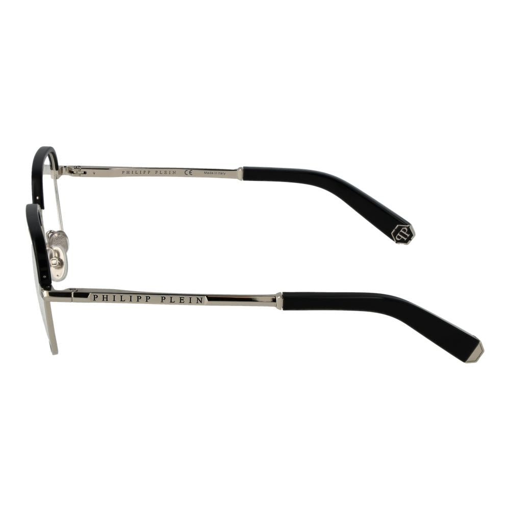 Philipp Plein Schwarze Metallbrille (Gestell)