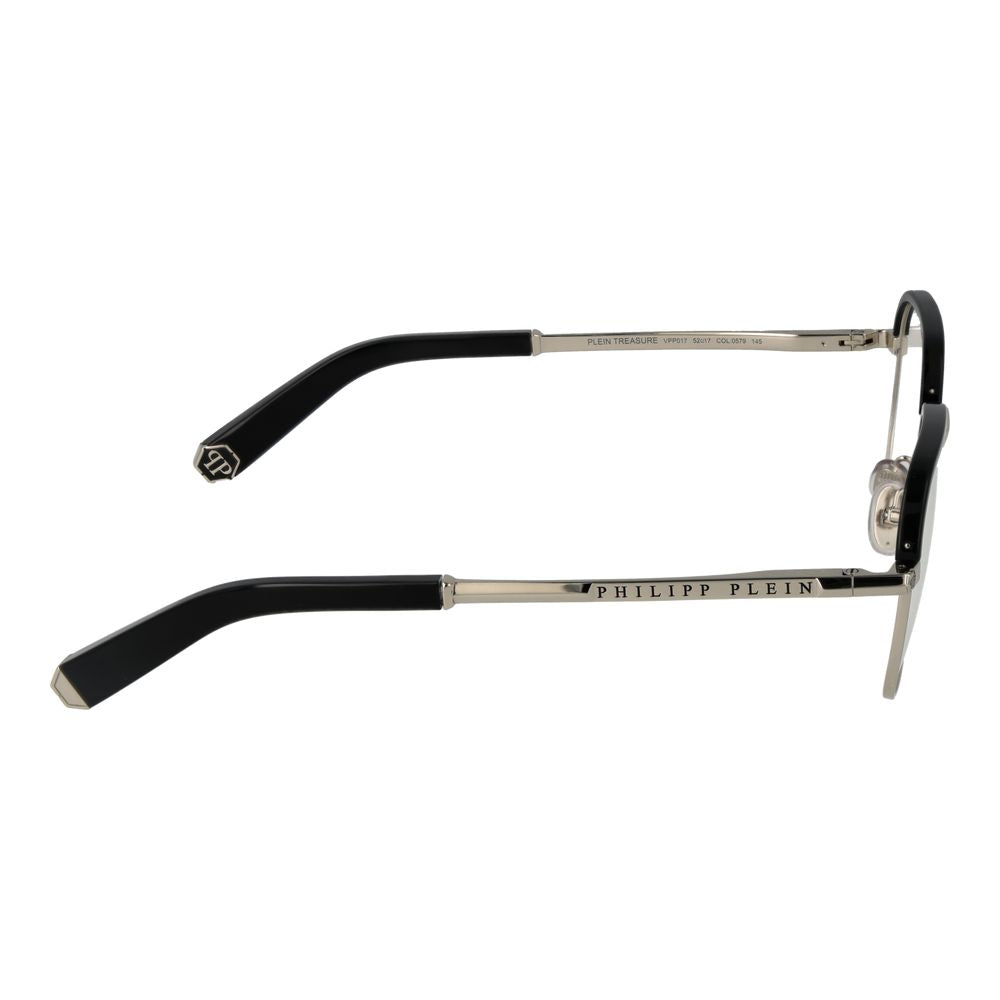Philipp Plein Schwarze Metallbrille (Gestell)