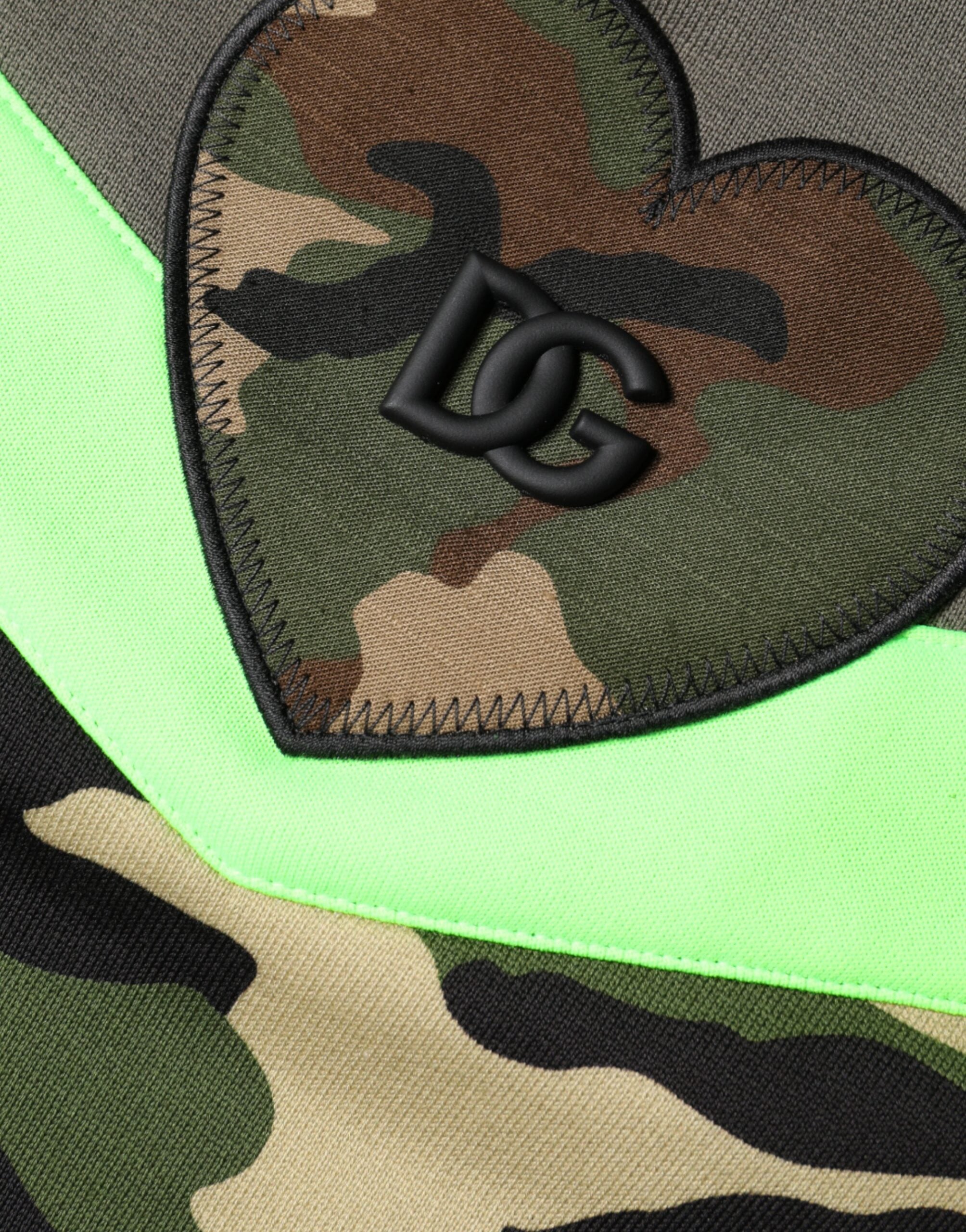 Dolce & Gabbana Mehrfarbiger Camouflage-Sweatshirt-Pullover
