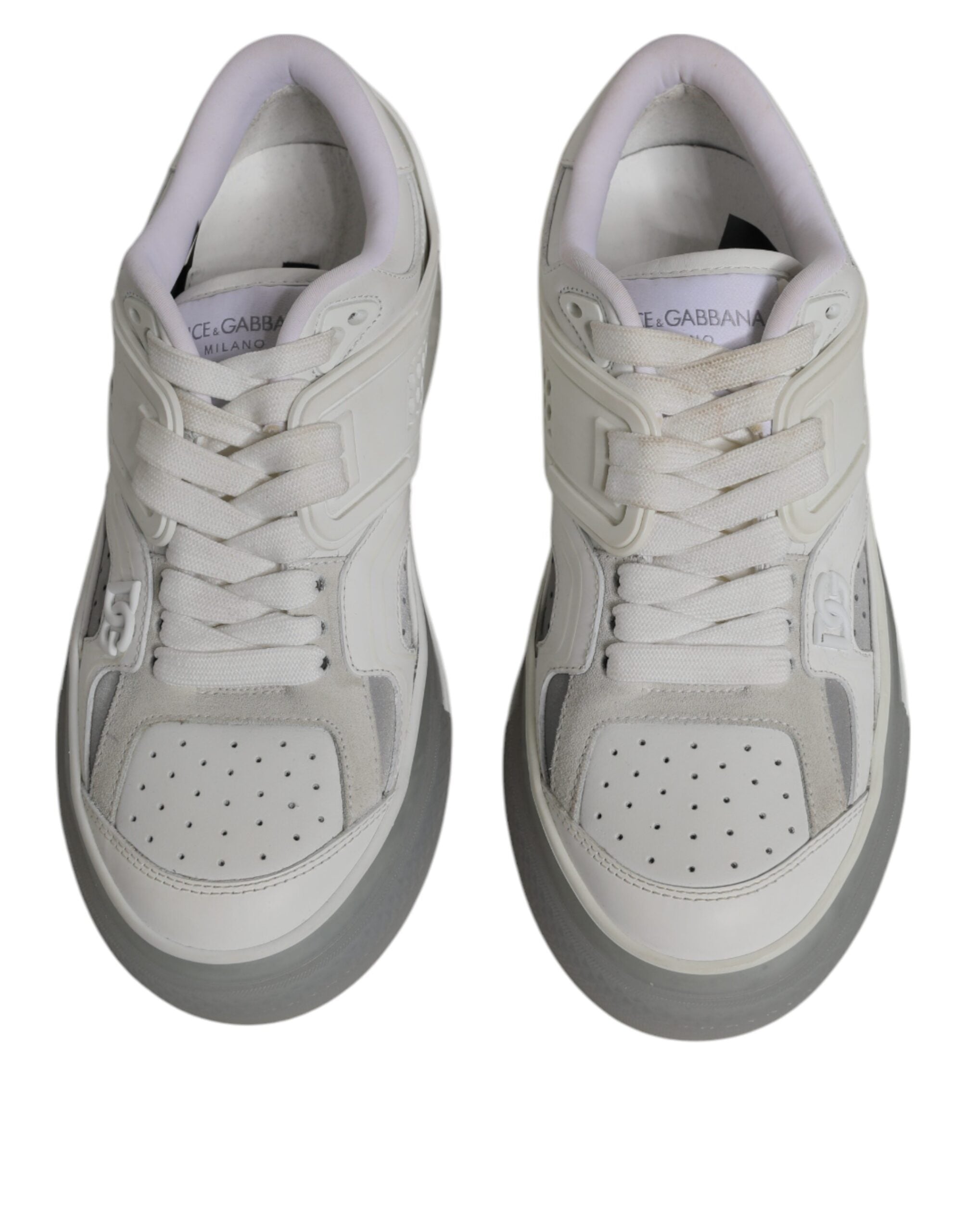Dolce & Gabbana Weiße DG Logo CUSTOM 2.Zero Sneakers
