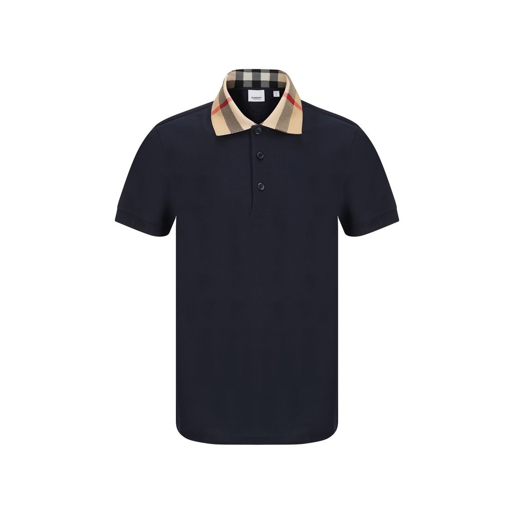 Burberry Blaues Baumwoll-Polohemd