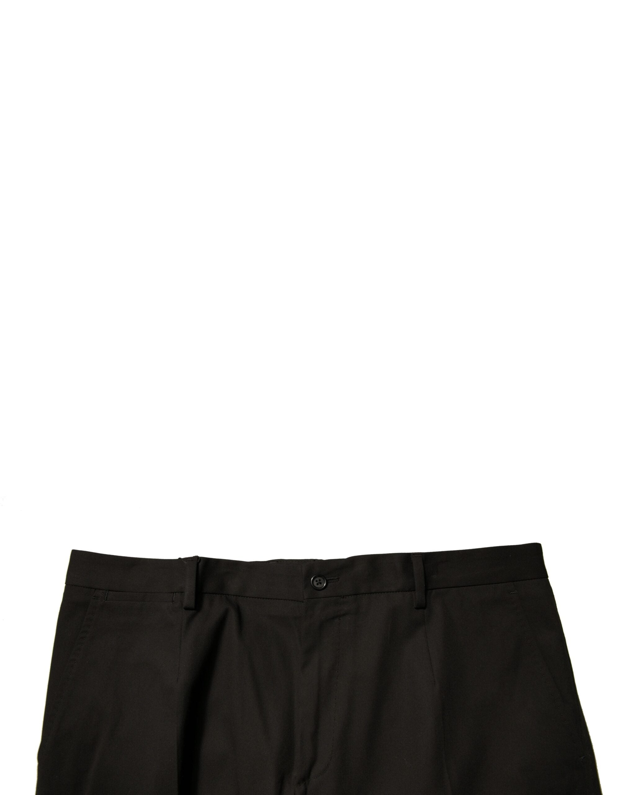 Dolce & Gabbana Schwarze Baumwolle Männer Cargo Freizeithosen