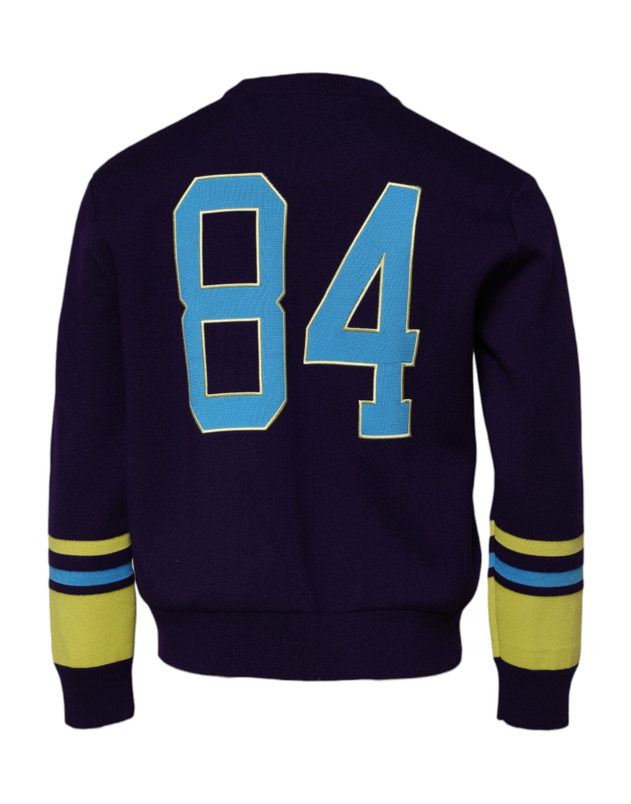 Dolce & Gabbana Blauer 1984 Milano Rundhals-Sweatshirt