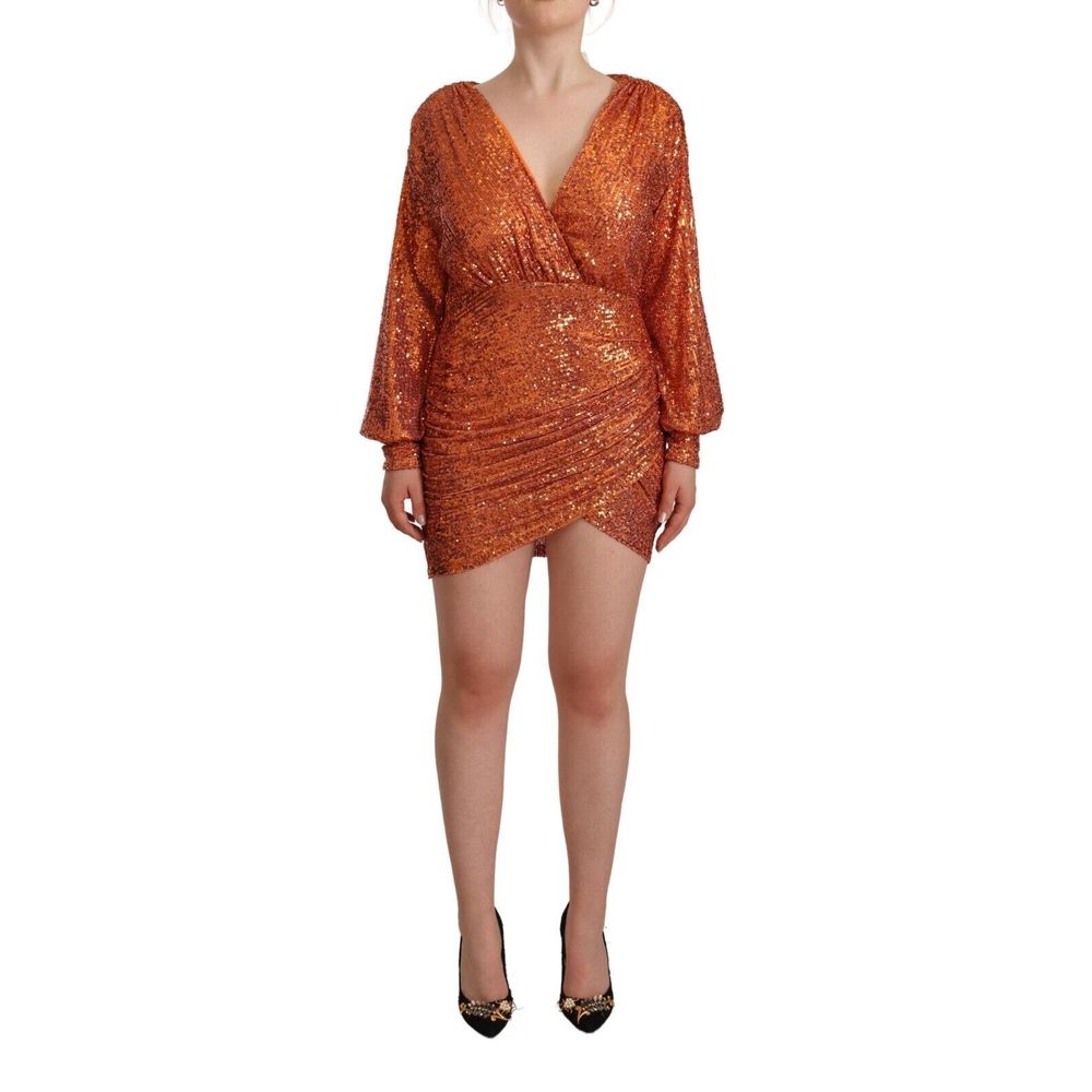 Aniye By Orangefarbenes Cocktailkleid aus Polyester