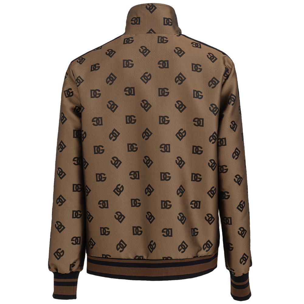 Dolce & Gabbana Polyester-Jacke in Bronze