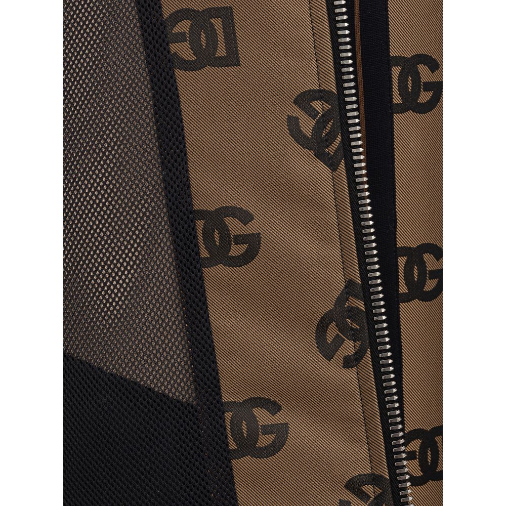 Dolce & Gabbana Polyester-Jacke in Bronze