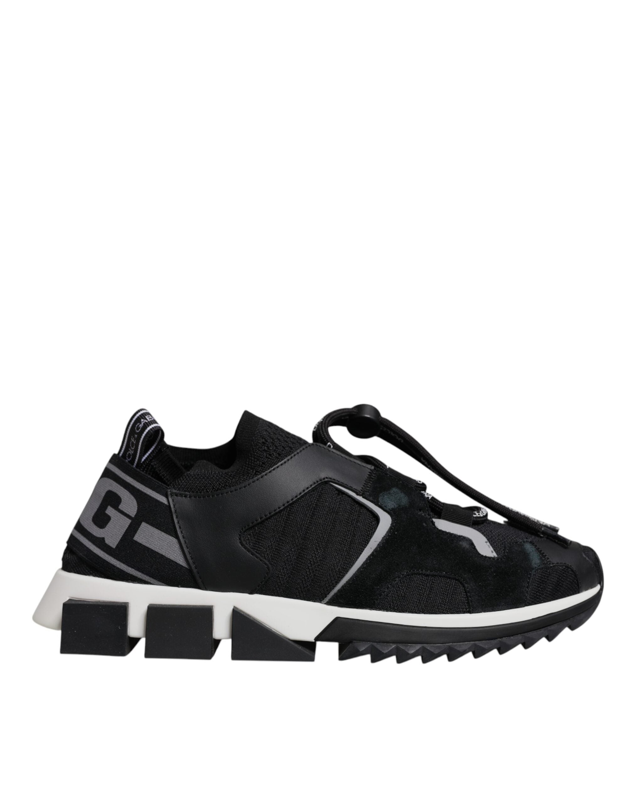 Dolce & Gabbana Schwarze Sorrento-Trekking-Sneakers aus Mesh