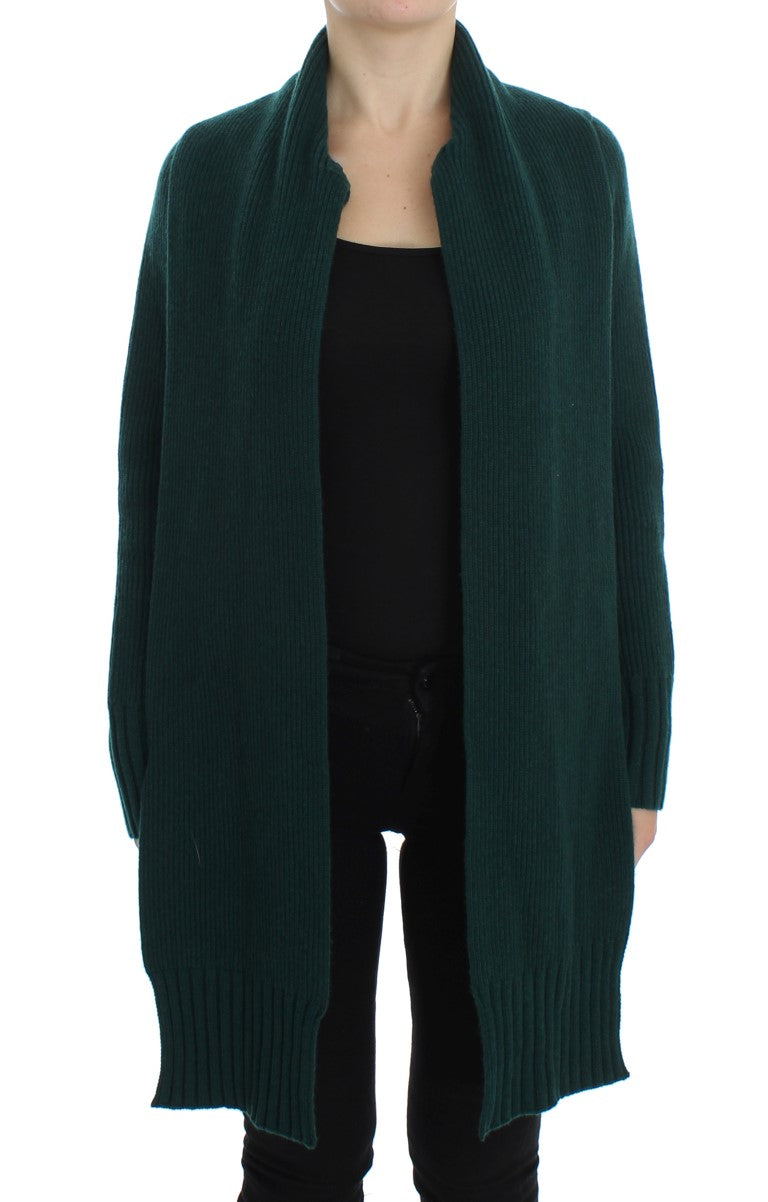 Dolce & Gabbana Grüner Strick-Cardigan aus Kaschmir