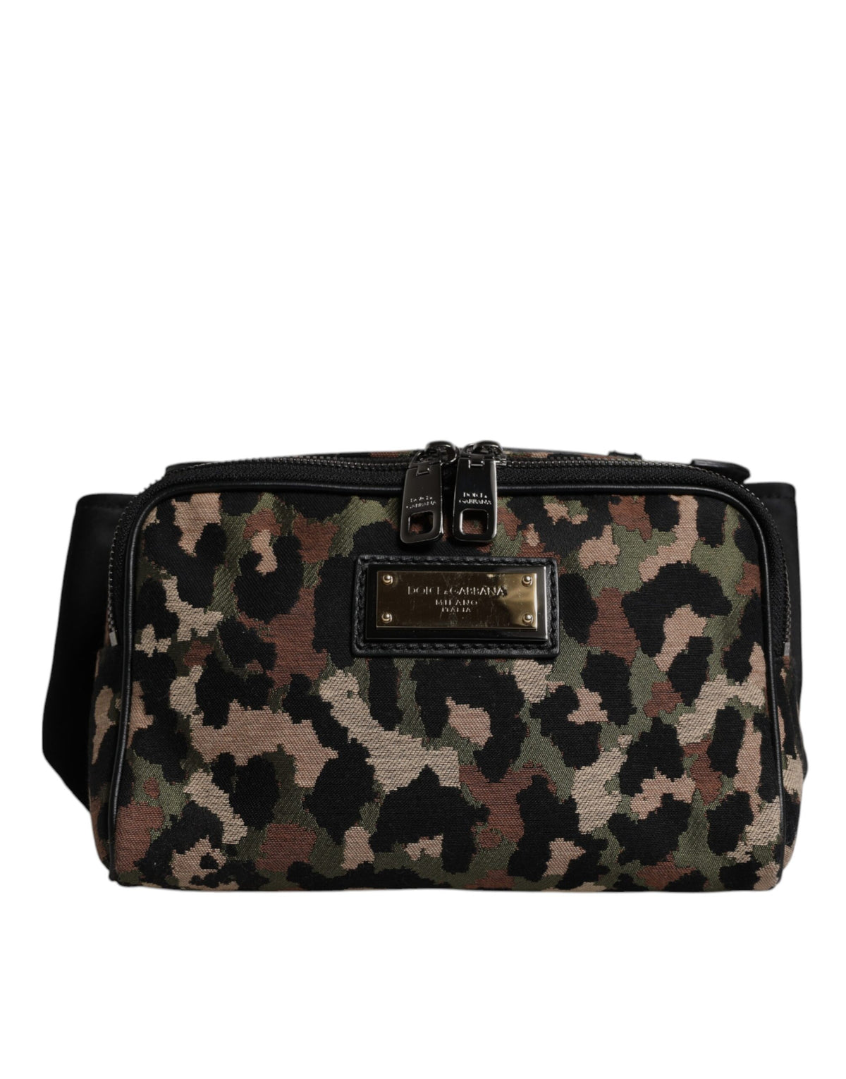 Dolce & Gabbana Multicolor Leopard DG Logo Gürtel Taille Gürteltasche