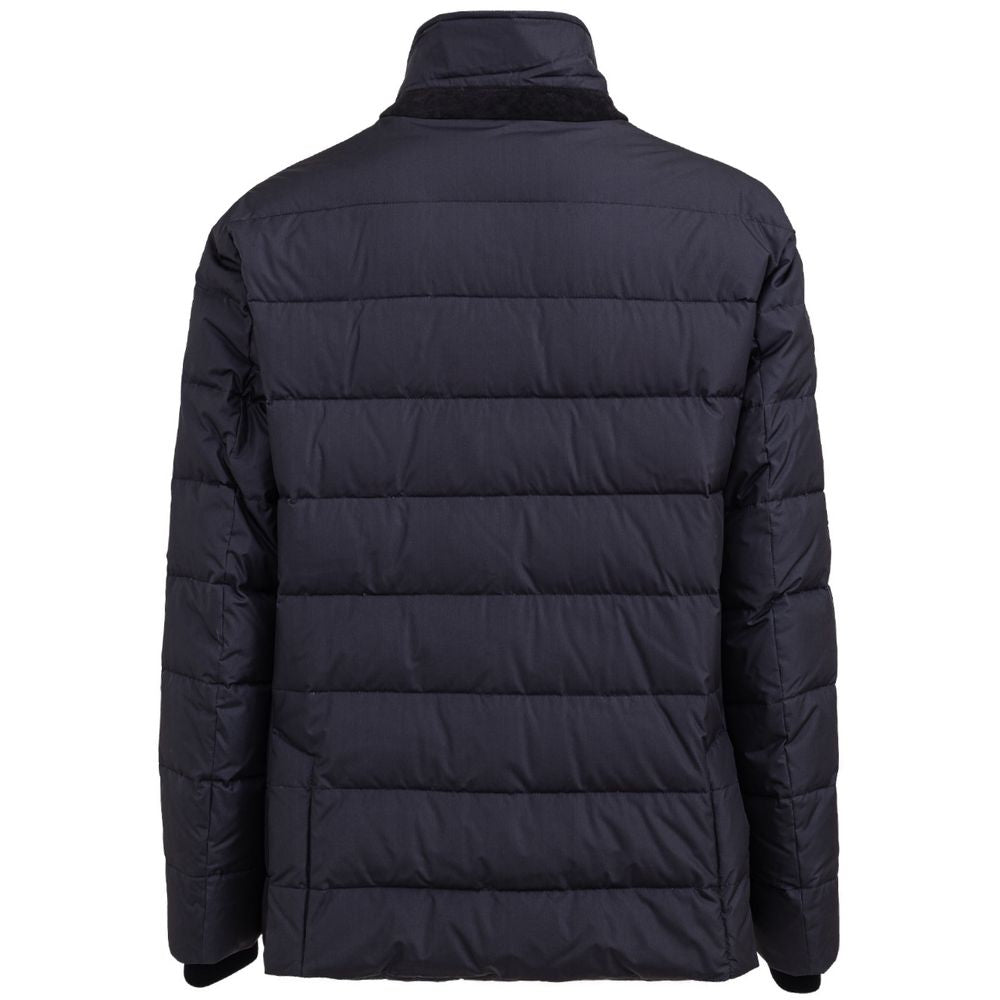 Dolce & Gabbana Blauer Polyester-Mantel