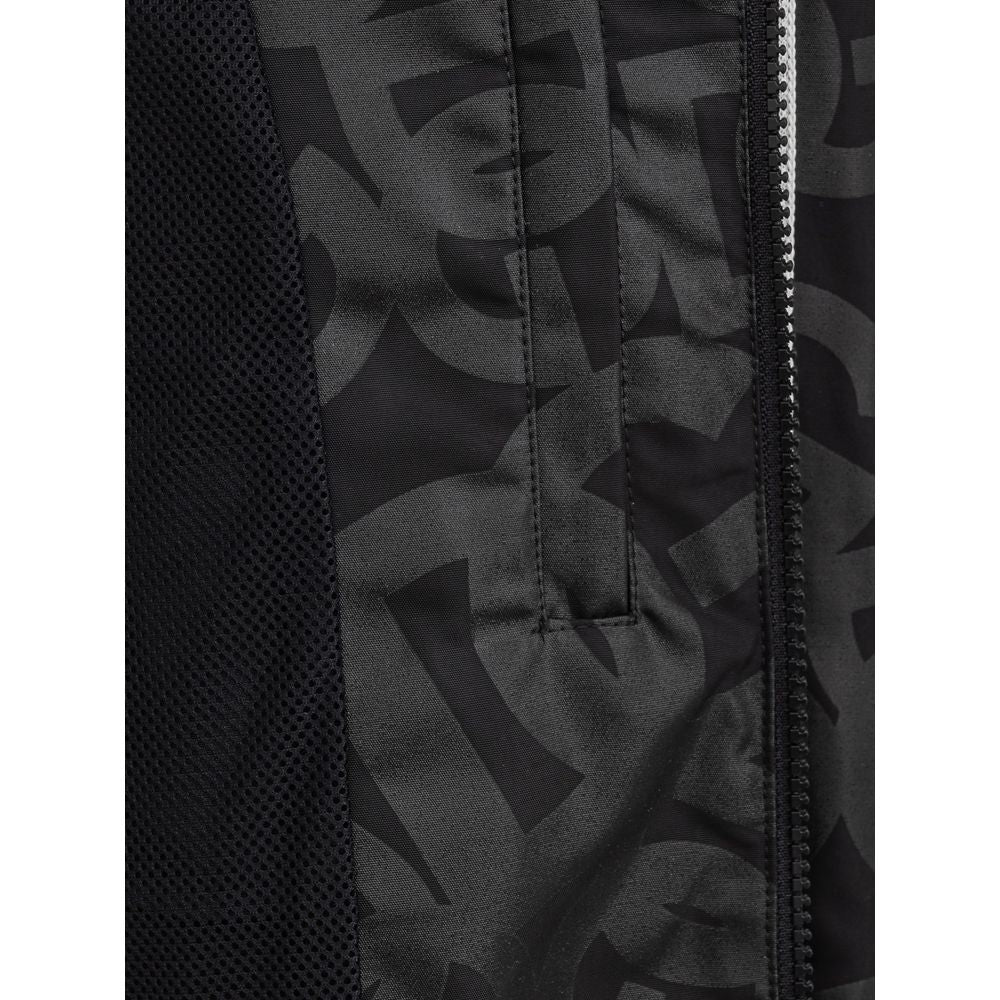 Dolce & Gabbana Schwarze Shell-Jacke aus Polyester