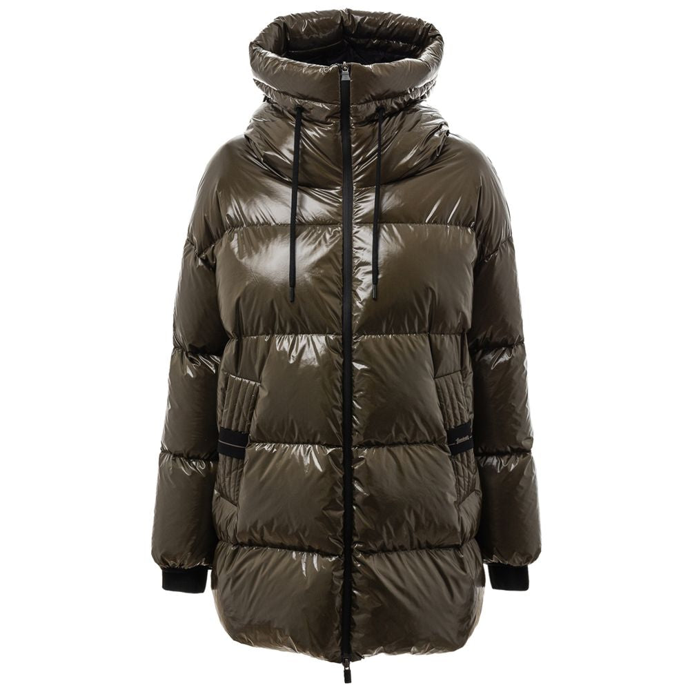 Herno Grüner Parka aus Polyamid