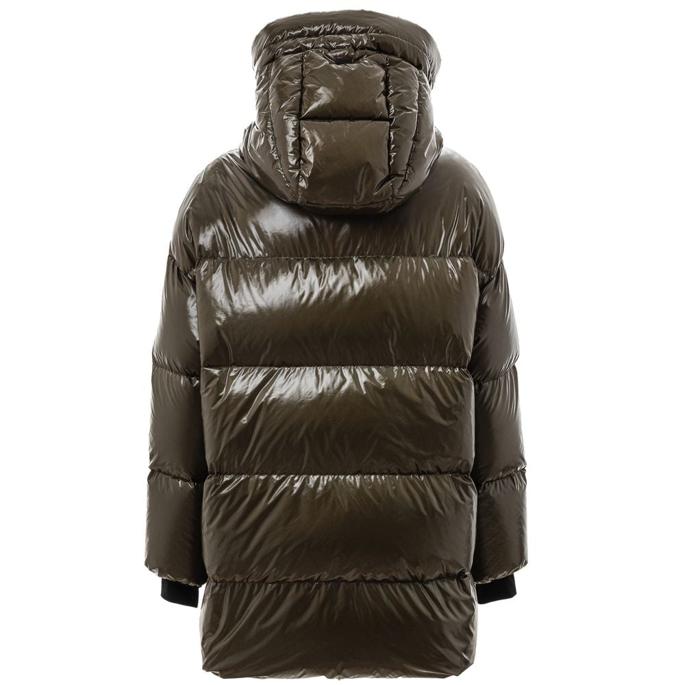Herno Grüner Parka aus Polyamid