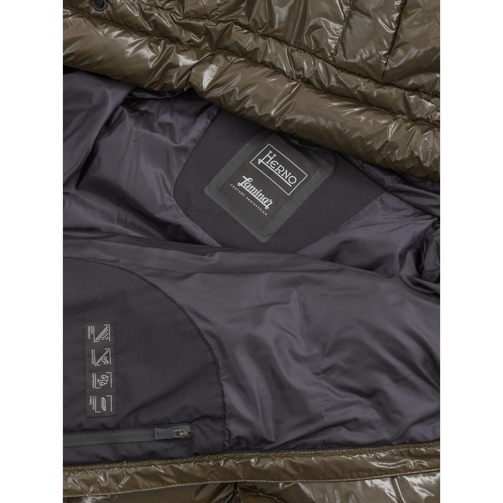 Herno Grüner Parka aus Polyamid