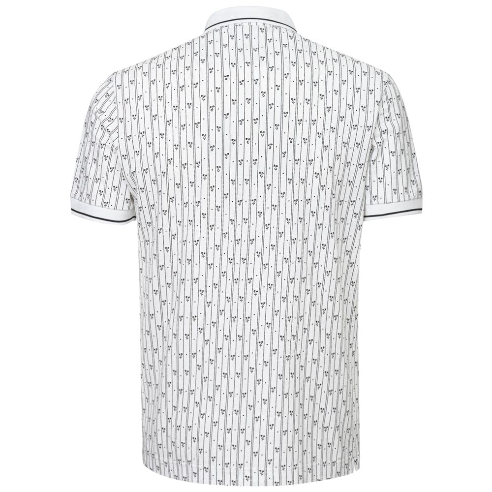 Dolce & Gabbana Weißes Poloshirt aus Baumwolle
