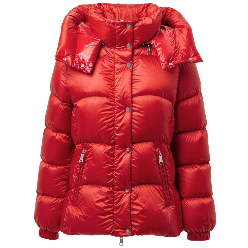 Add Vollständige Jacke aus rotem Polyamid