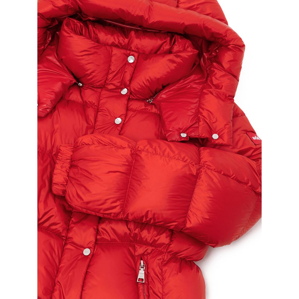 Add Vollständige Jacke aus rotem Polyamid