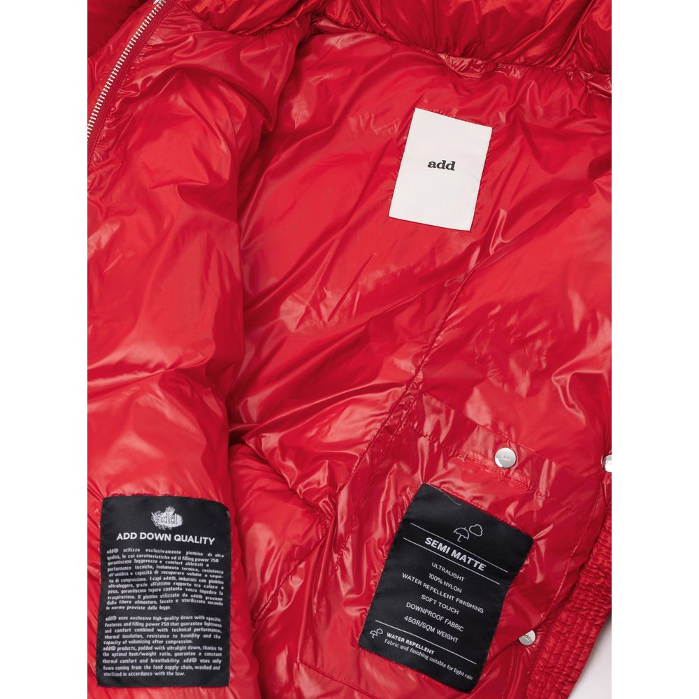 Add Vollständige Jacke aus rotem Polyamid
