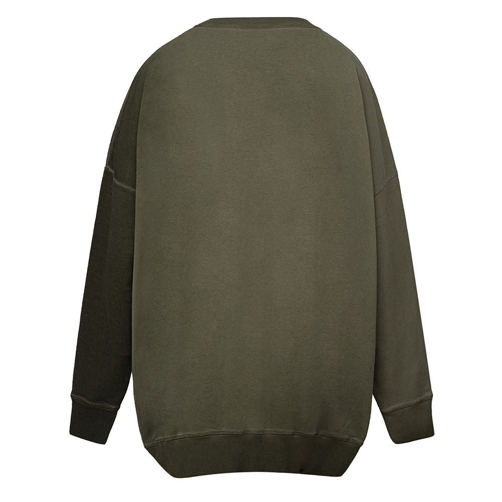 Dsquared² Grüner Baumwoll-Sweatshirt