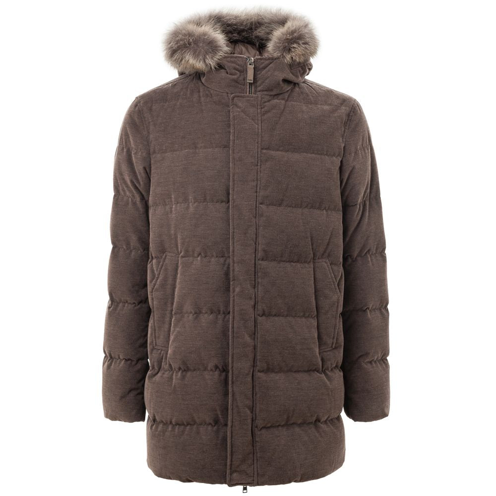 Herno Brauner Baumwoll-Bomber