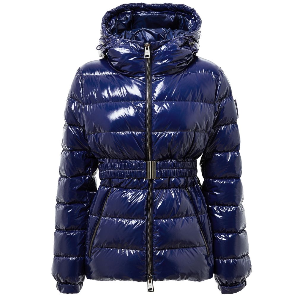 Herno Blauer Mantel aus Polyamid