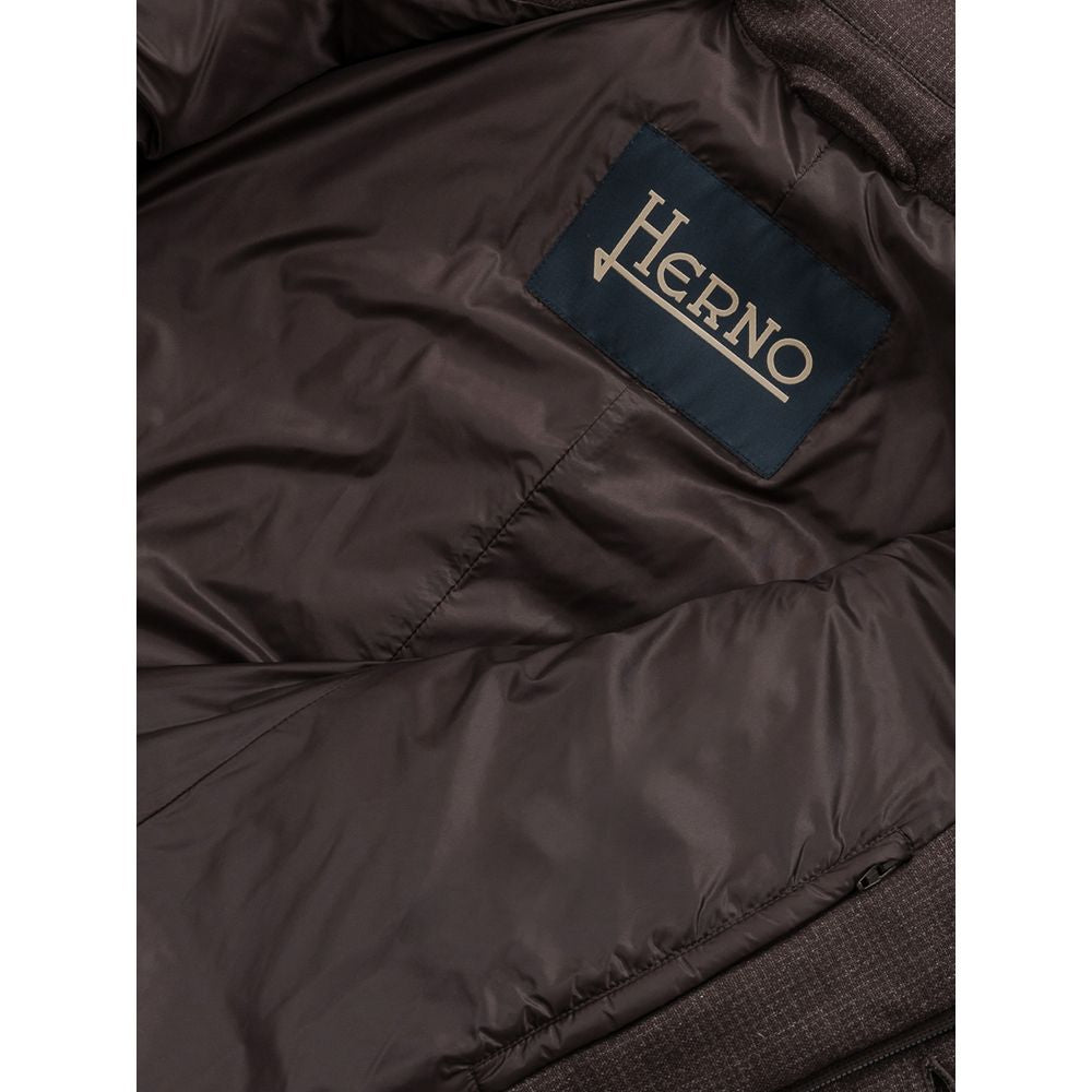 Herno Braune Wolljacken &