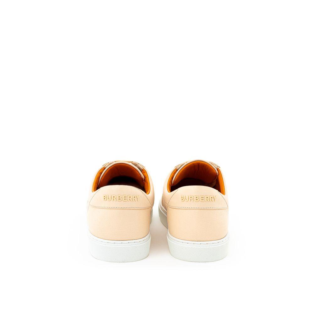 Burberry Pinke Leder Low-Top-Sneaker