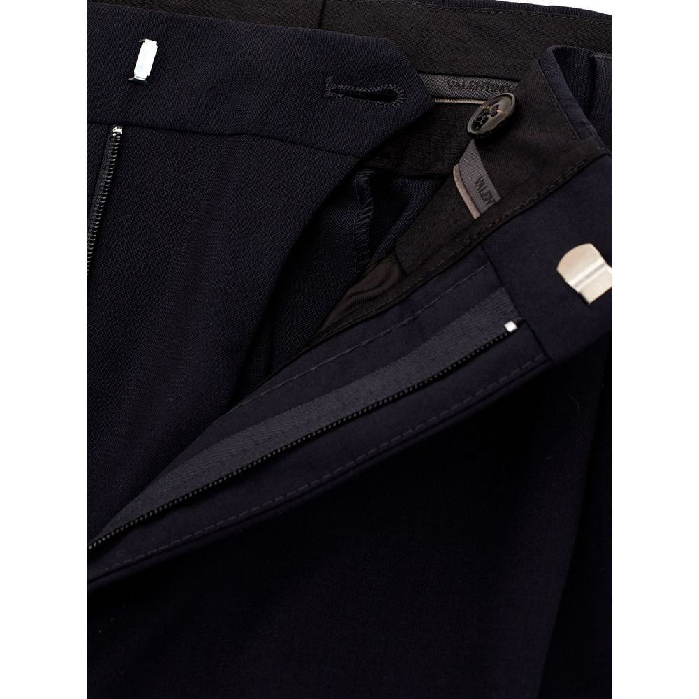 Valentino Garavani Schwarze Wollhose