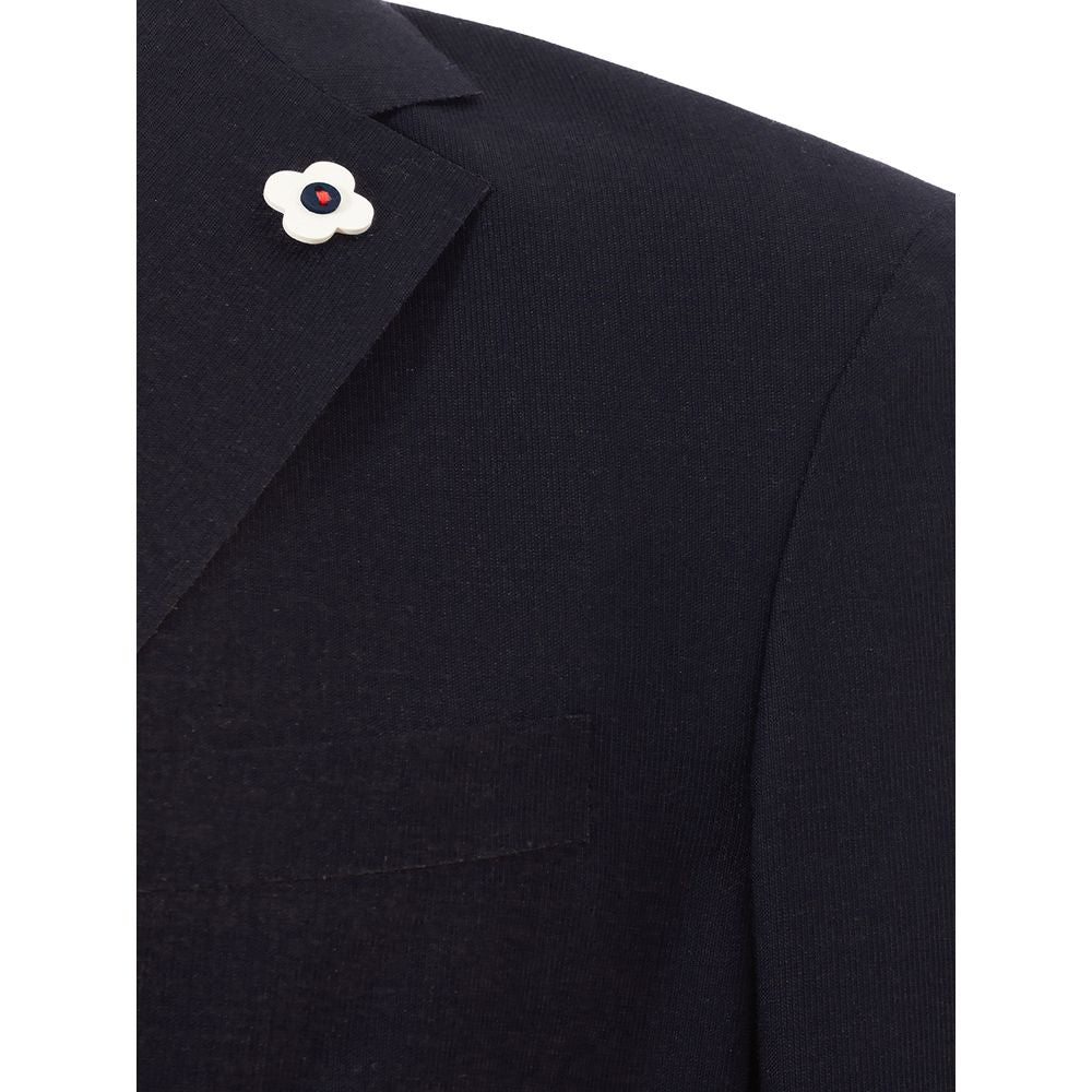 Lardini Blauer Baumwollblazer