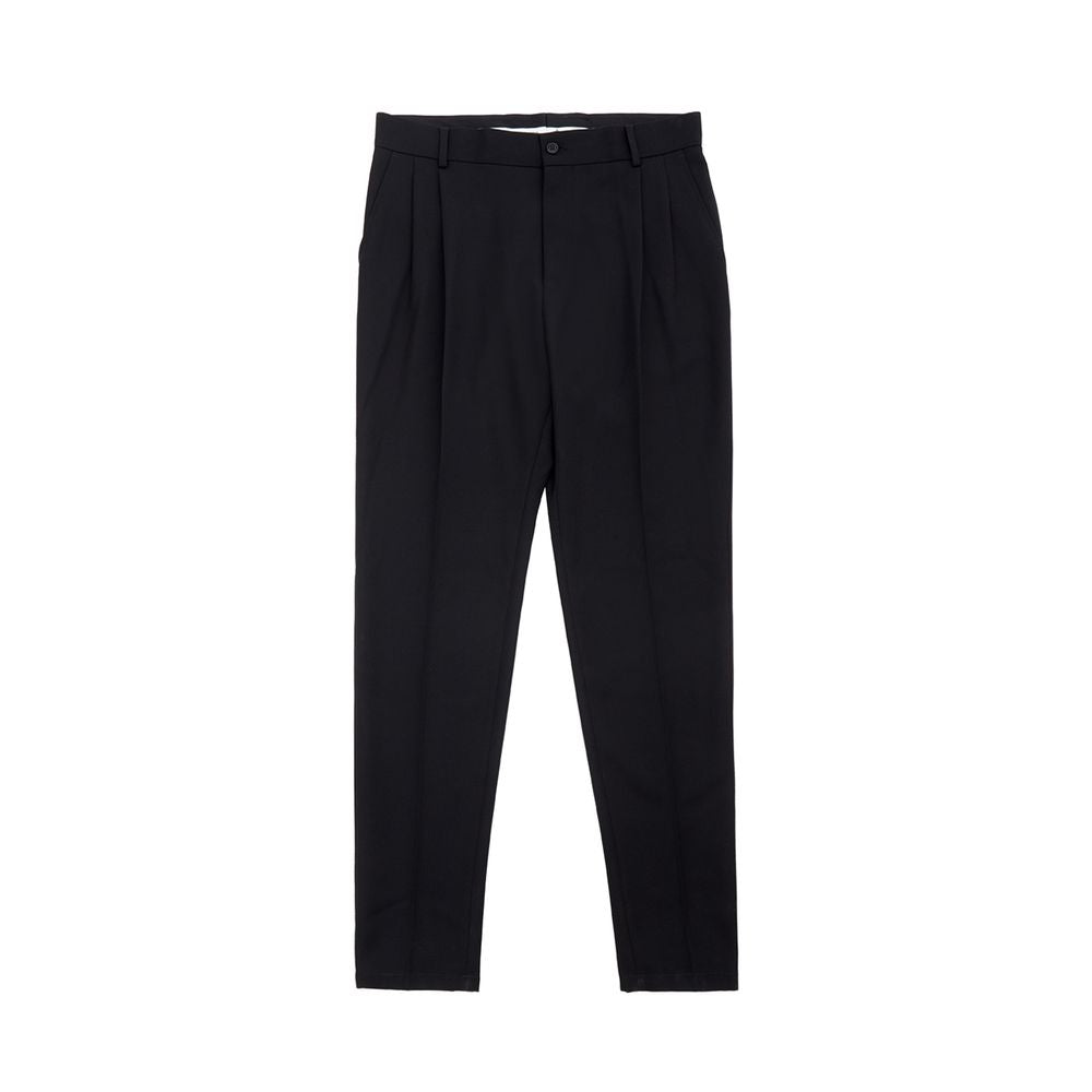 Dolce & Gabbana Schwarze Palazzo-Hose aus Polyester