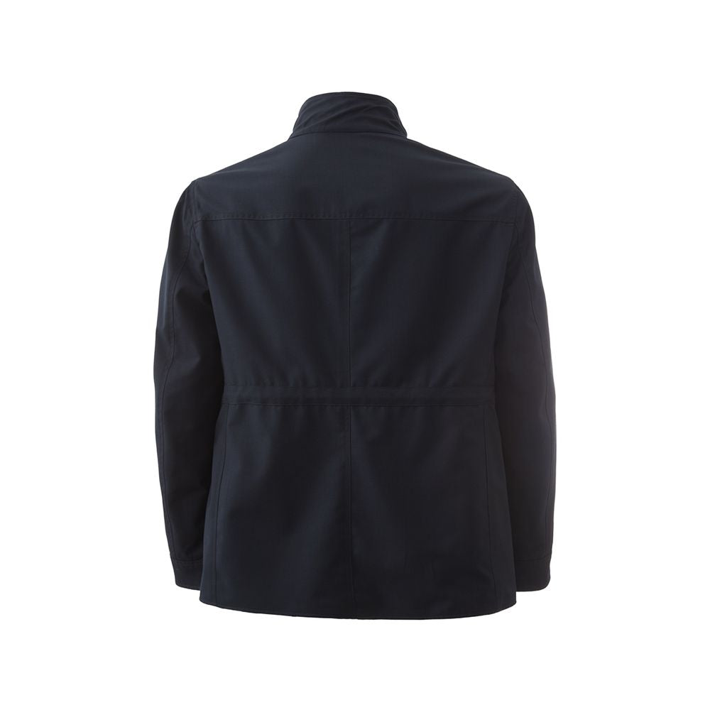 Lardini Blauer Wollmantel