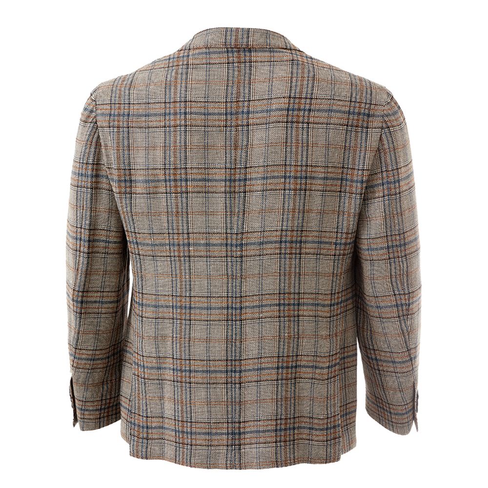 Lardini Mehrfarbiger Leinenblazer