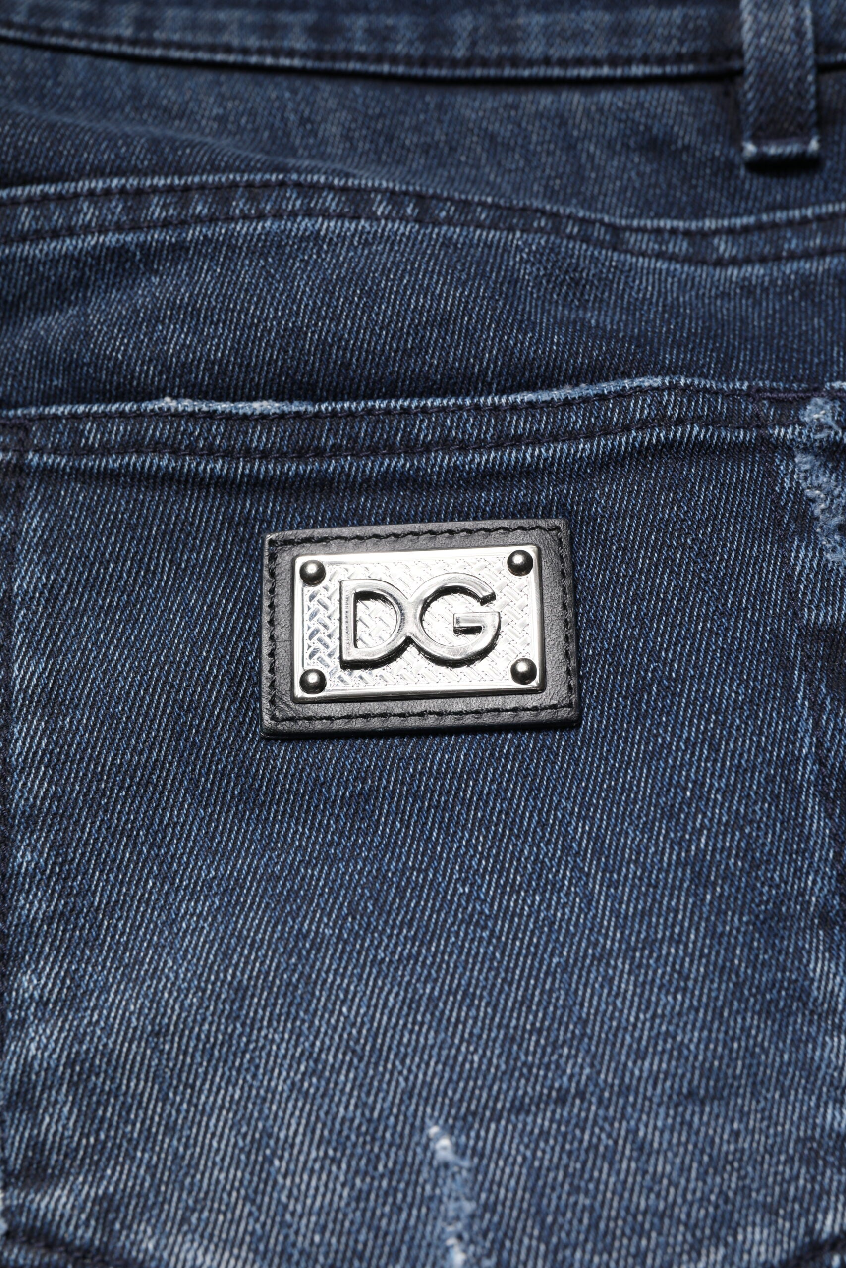 Dolce & Gabbana Stretch-Baumwoll-Jeans im Skinny-Fit für Herren in Blau