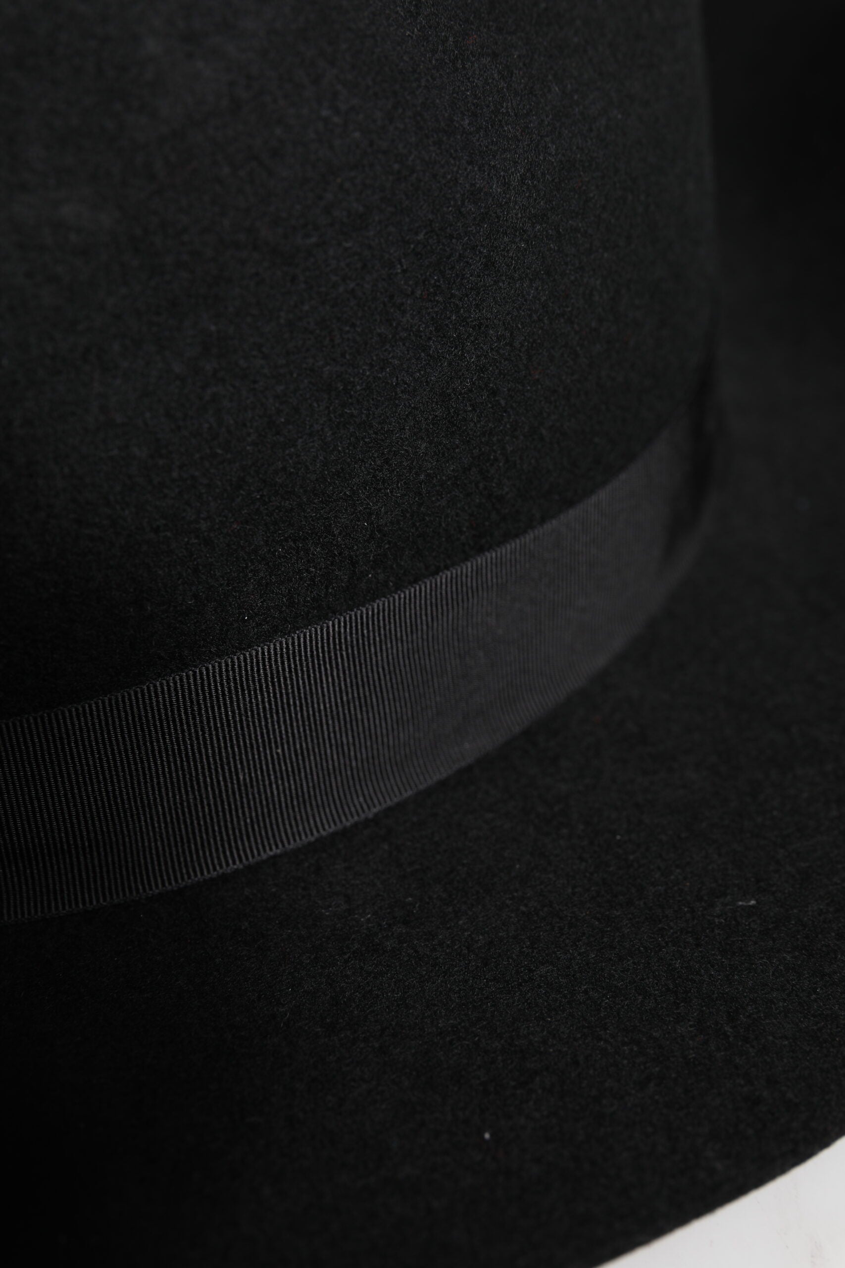 Dolce & Gabbana Schwarzer Trilby Fedora Hut mit breiter Krempe
