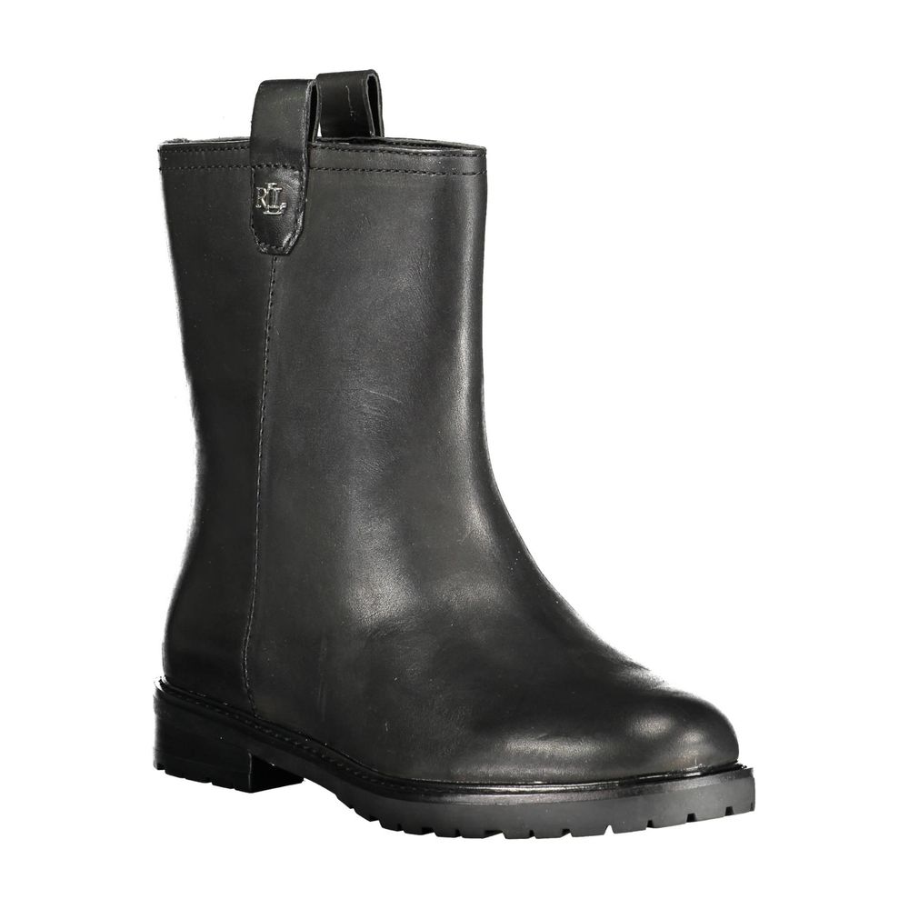 Ralph Lauren Schwarze Stiefeletten aus Polyester