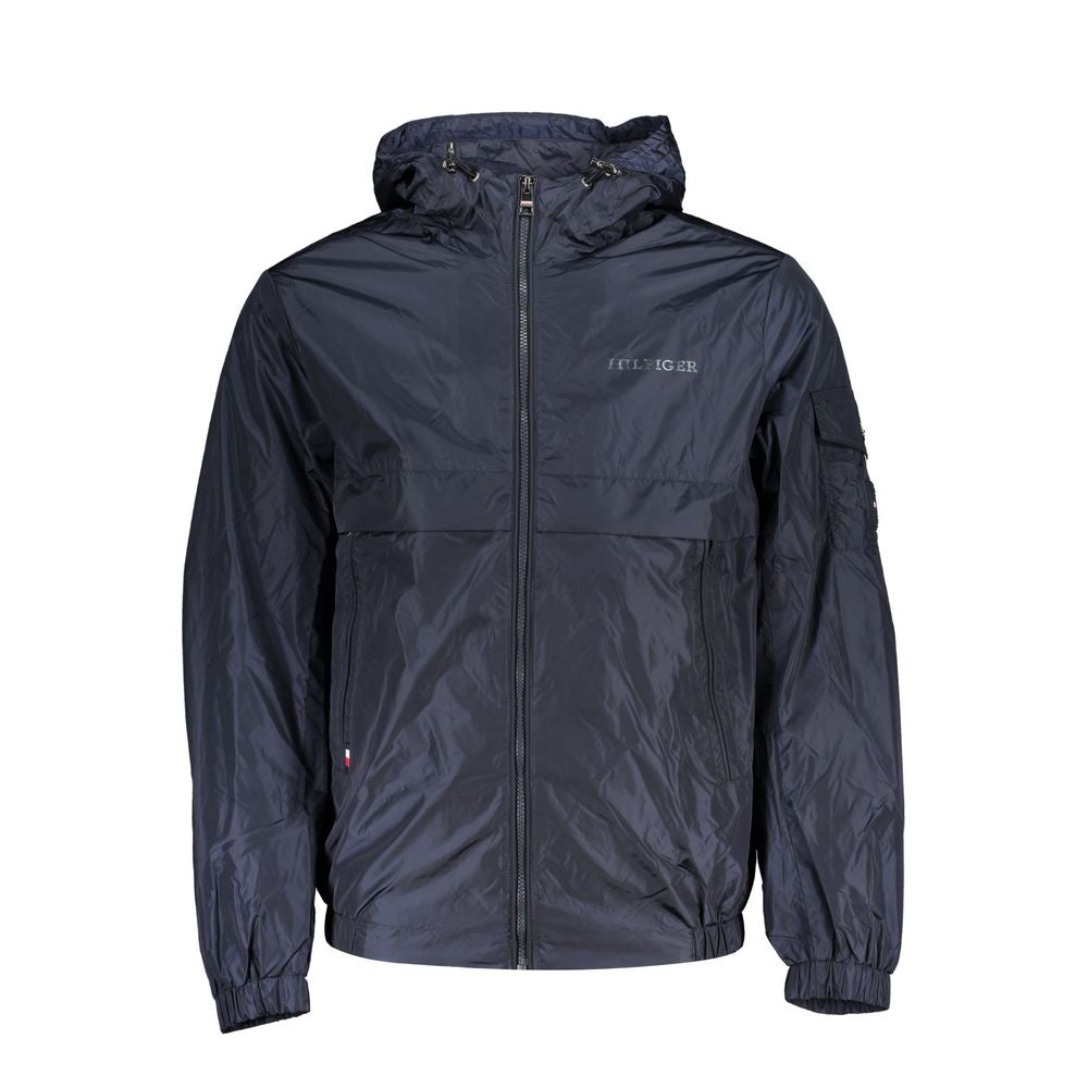 Tommy Hilfiger Blaue Herrenjacke aus Nylon