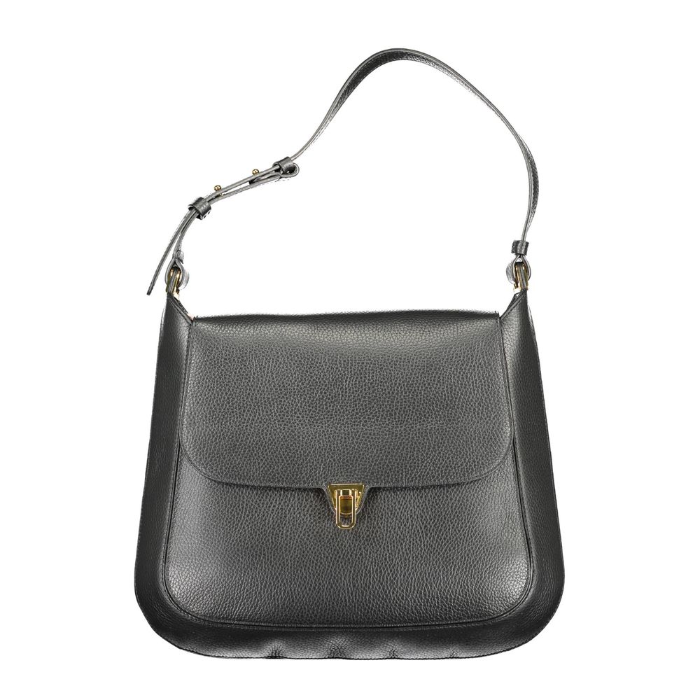 Coccinelle Schwarze Leder Damentasche
