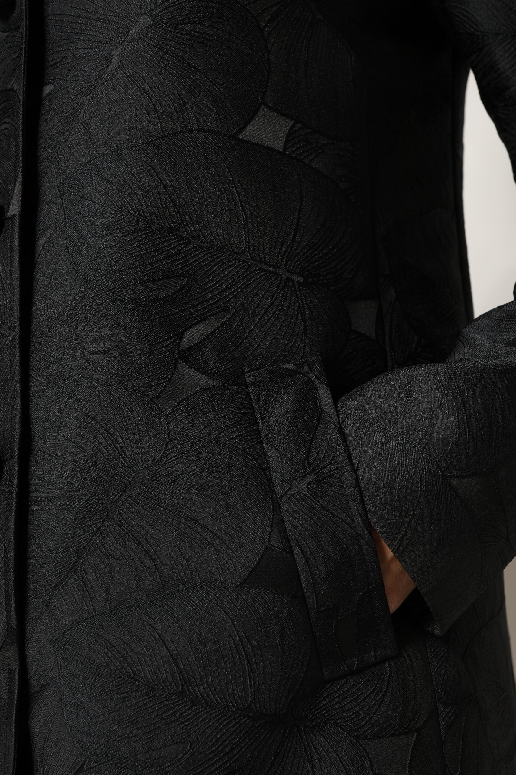 Dolce & Gabbana Schwarzer einreihiger Trenchcoat