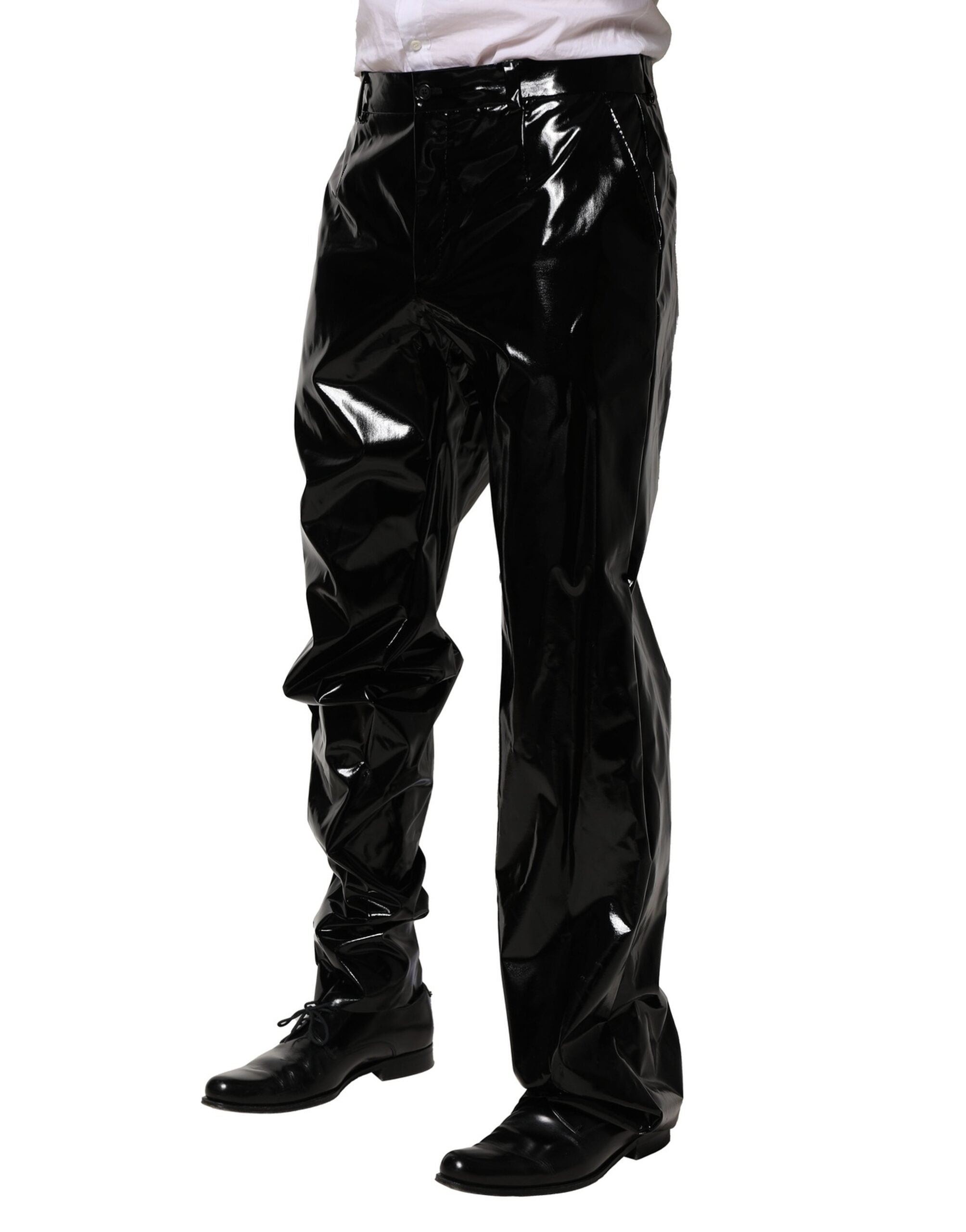 Dolce & Gabbana Schwarze Nylon-Hosen für Männer