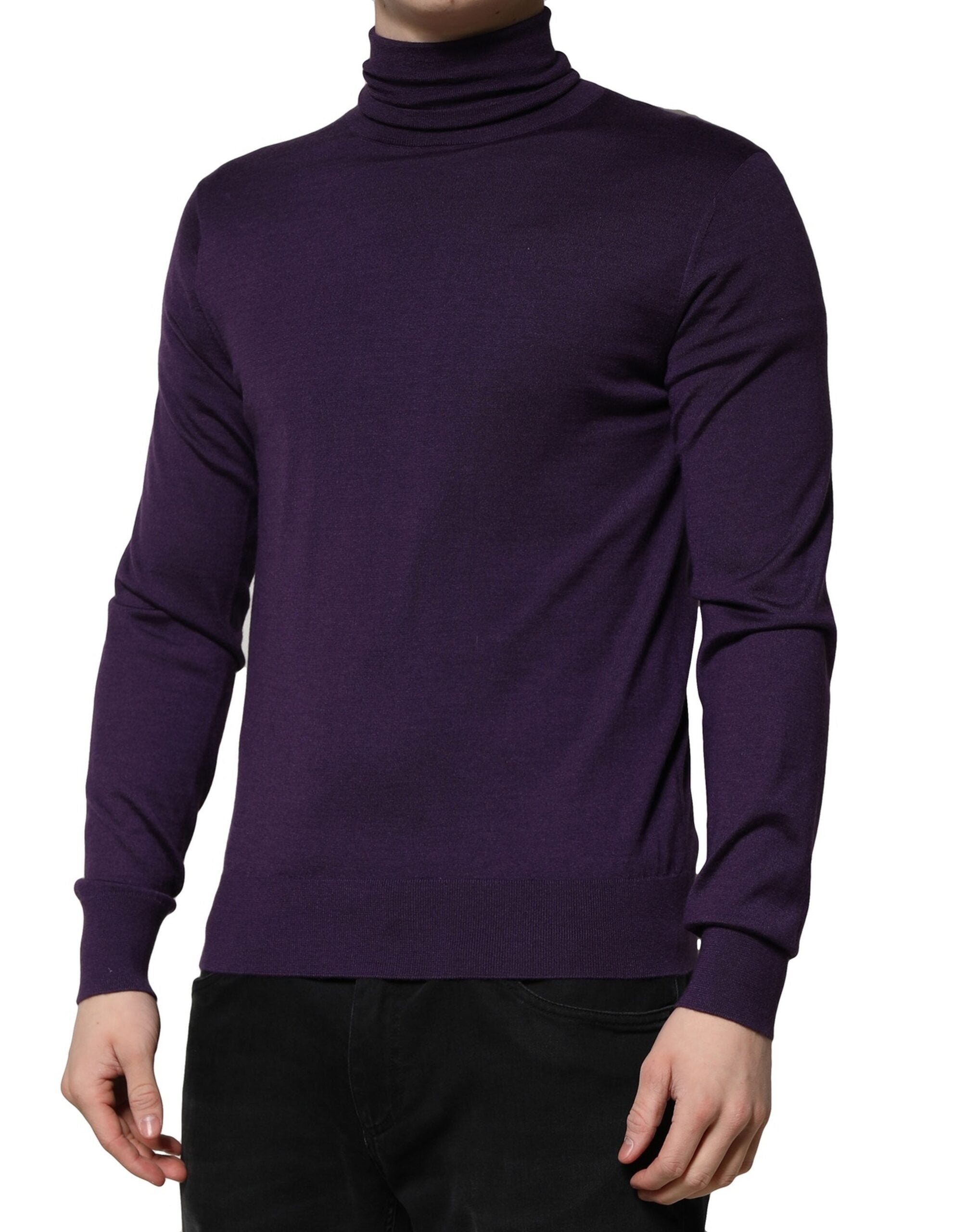 Dolce & Gabbana Lila Kaschmir-Rollkragenpullover