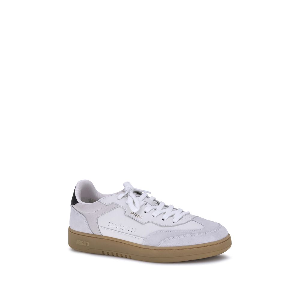 Axel Arigato Weiße Low-Top-Sneaker aus Kalbsleder Bos Taurus