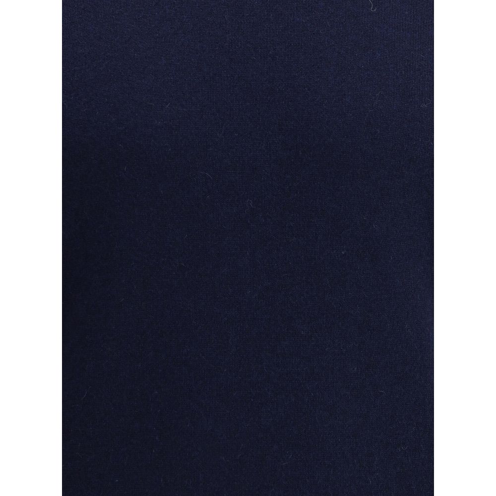 Brunello Cucinelli Blauer Kaschmirpullover