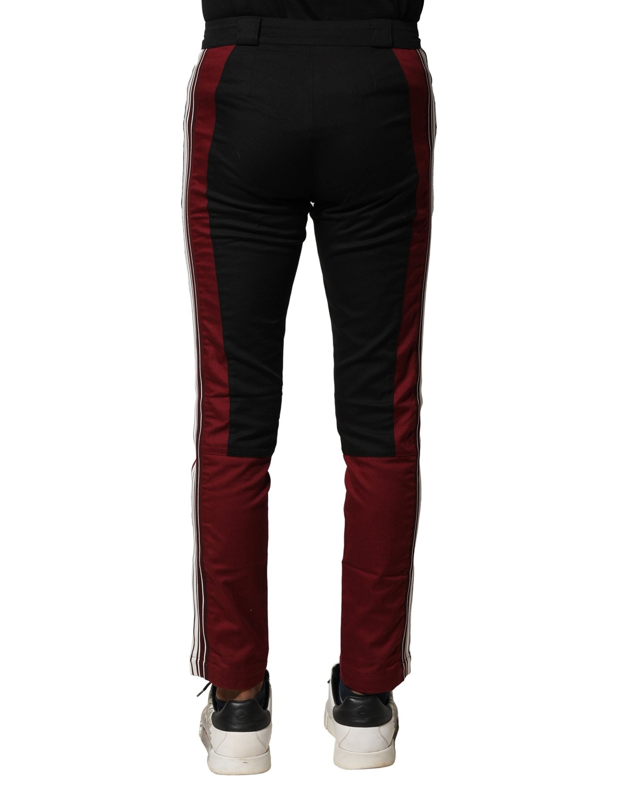 Dolce & Gabbana Multicolor Baumwoll-Jogger-Hose für Männer