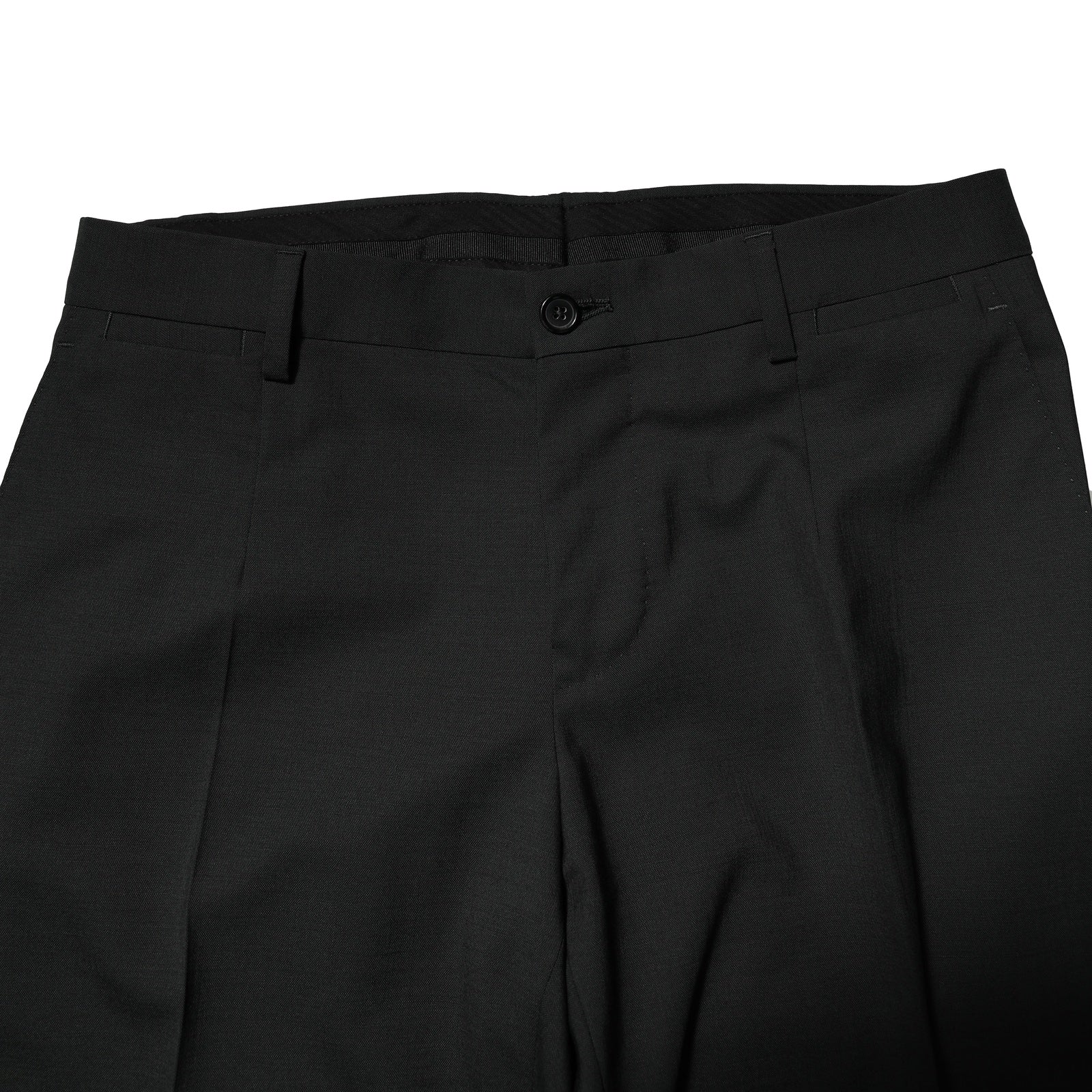 Dolce & Gabbana Schwarzer einreihiger Anzug aus Wolle (2 Teile)